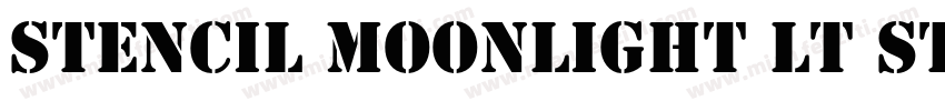 Stencil Moonlight LT Std字体转换